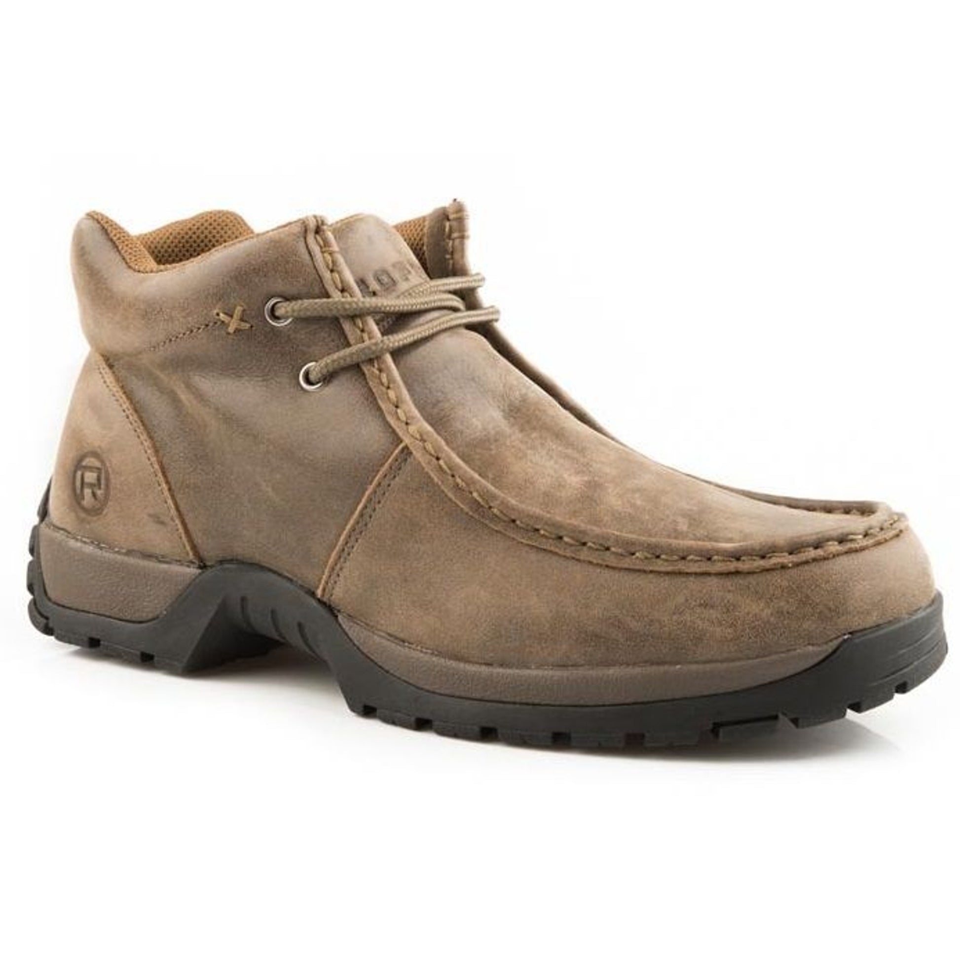 Roper Mens Comfort Lace Up Boots 10 D Brn