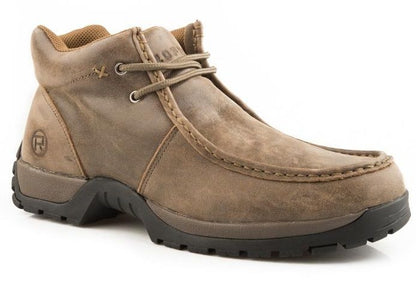 Roper Mens Comfort Lace Up Boots 10 D Brn
