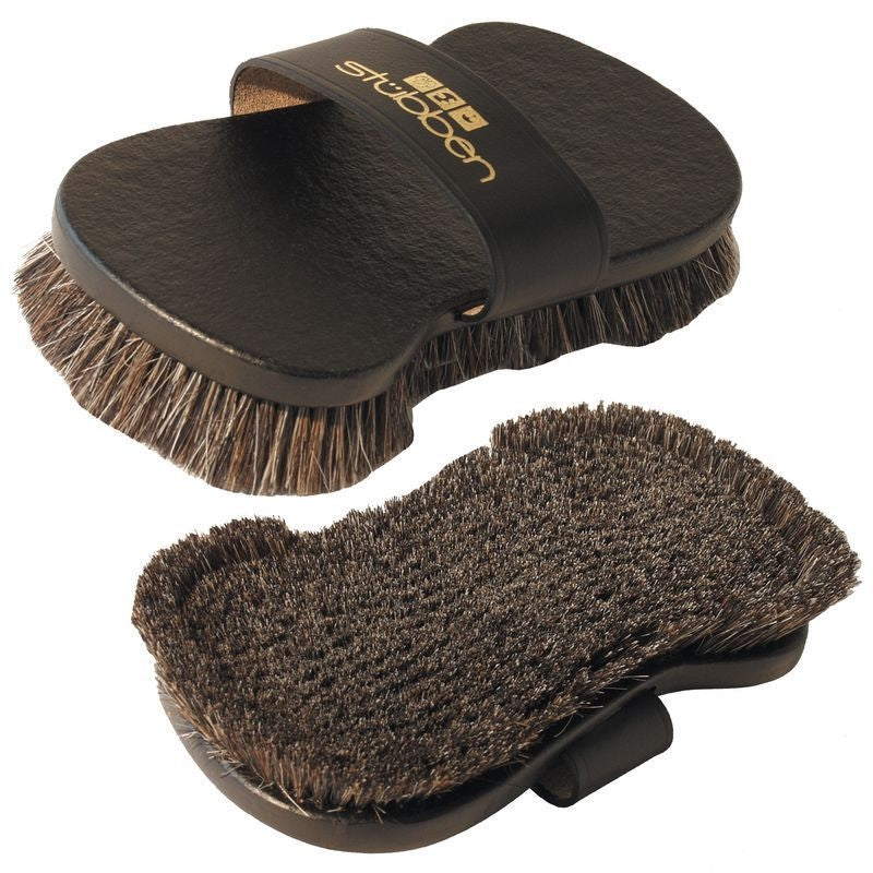Stubben Flex Leather Back Pig Bristle Brush