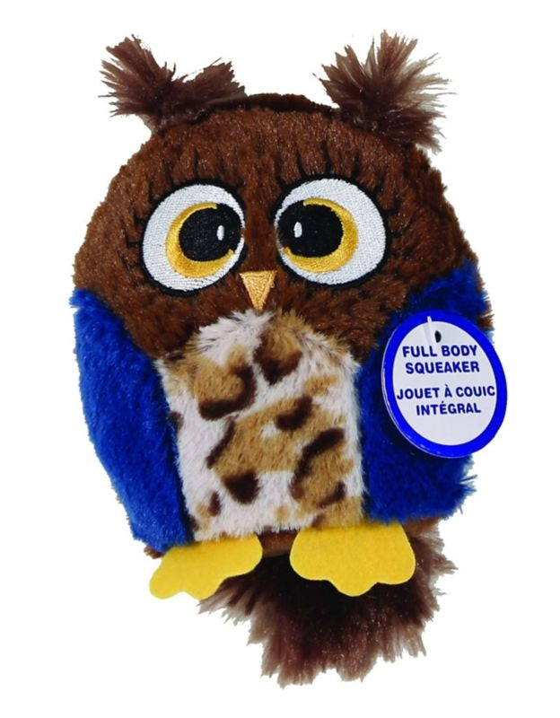 SPOT Hoots Full-Body Squeaker Dog Toy
