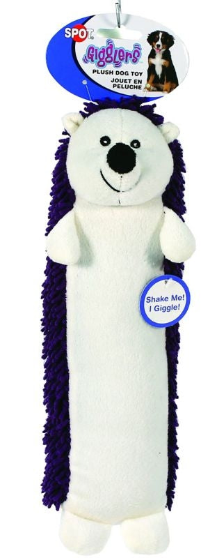 Spot Giggler Plush Hedgehog Dog Toy 12 Assorted