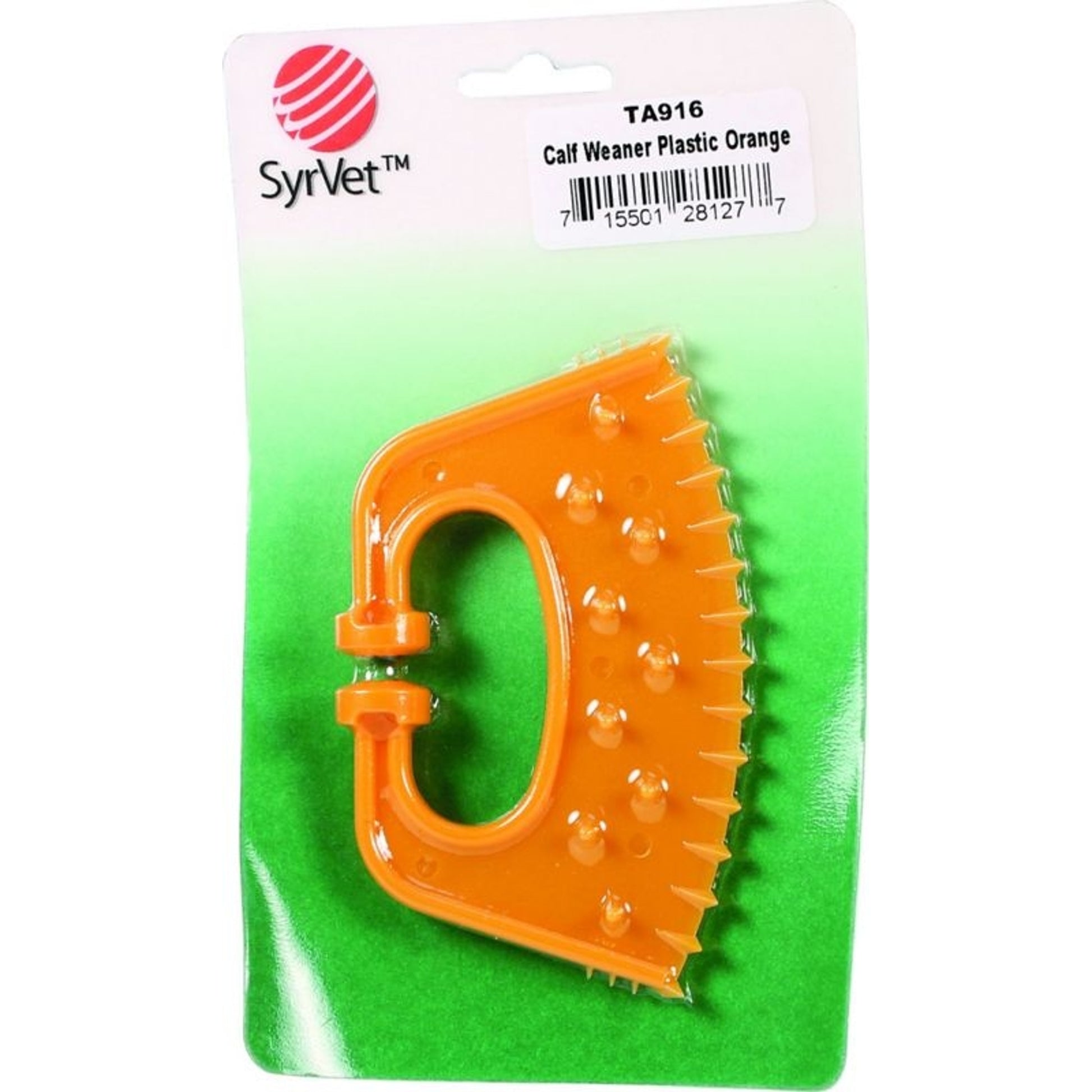 Plastic Calf Weaner Medium Orange