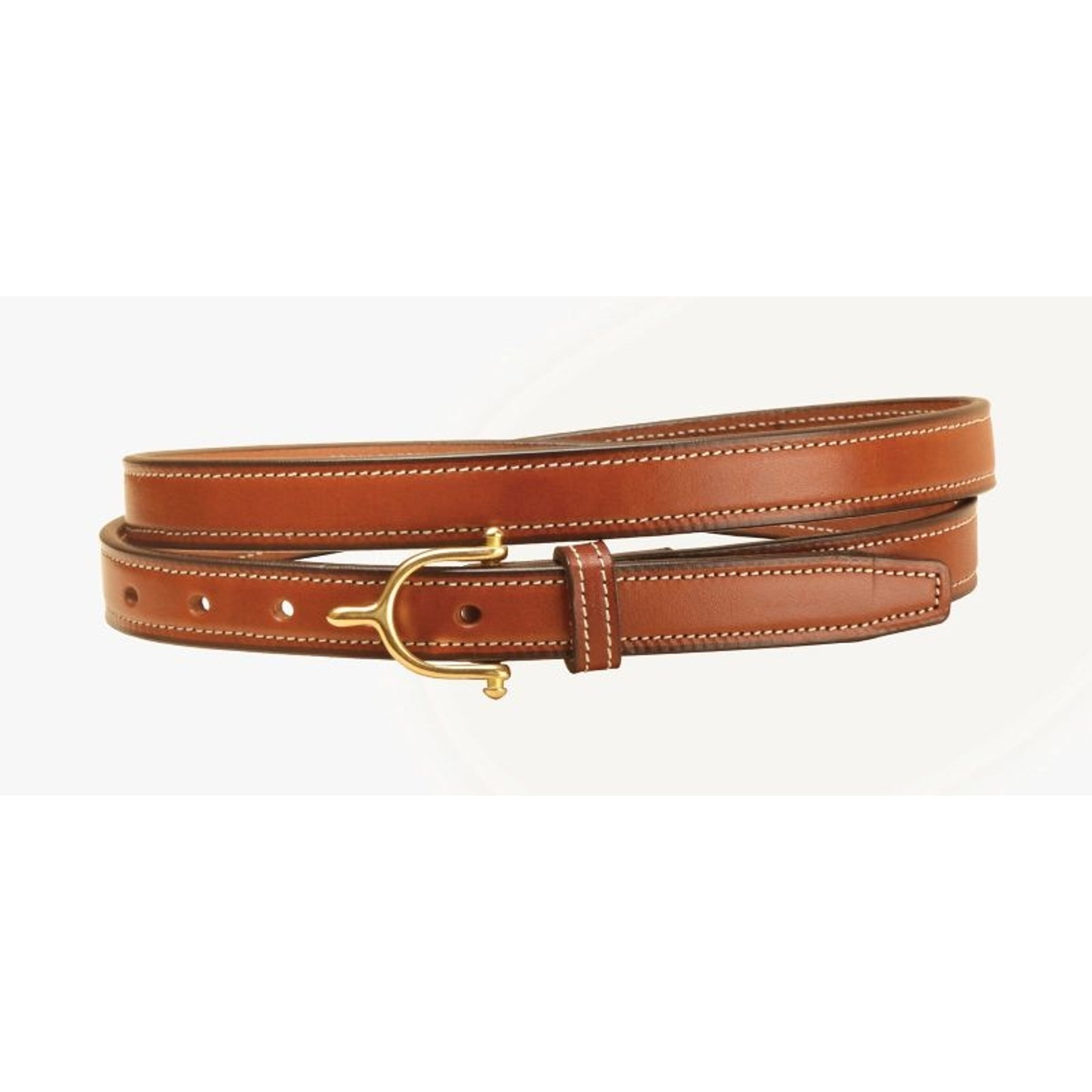 Tory Leather English Spur Buckle Belt