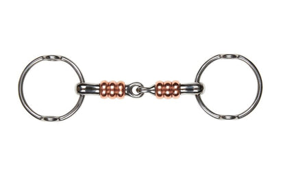 Korsteel SS Jointed Gag With Large Copper Rollers
