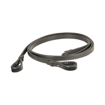 Treadstone Windeck Plain Leather Reins 5/8 Hrs Blk