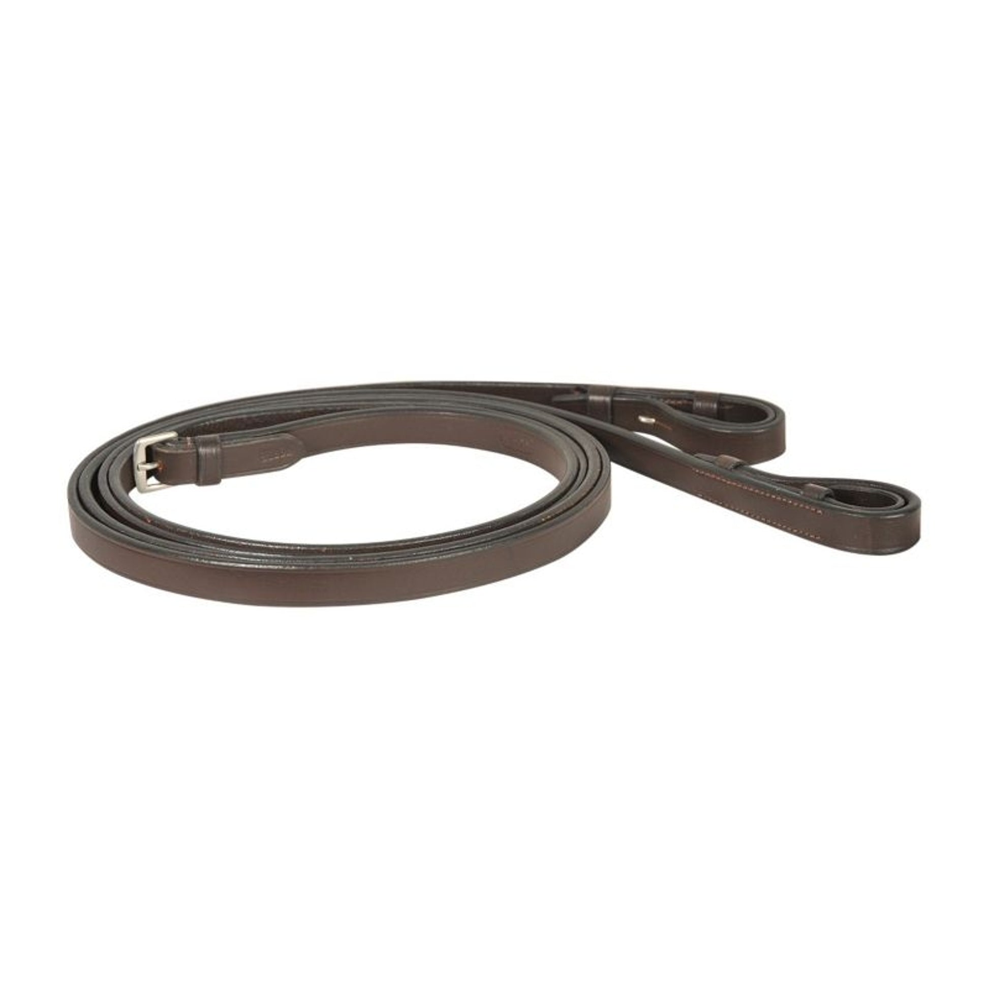 Treadstone Windeck Plain Leather Reins 5/8 Hrs Blk