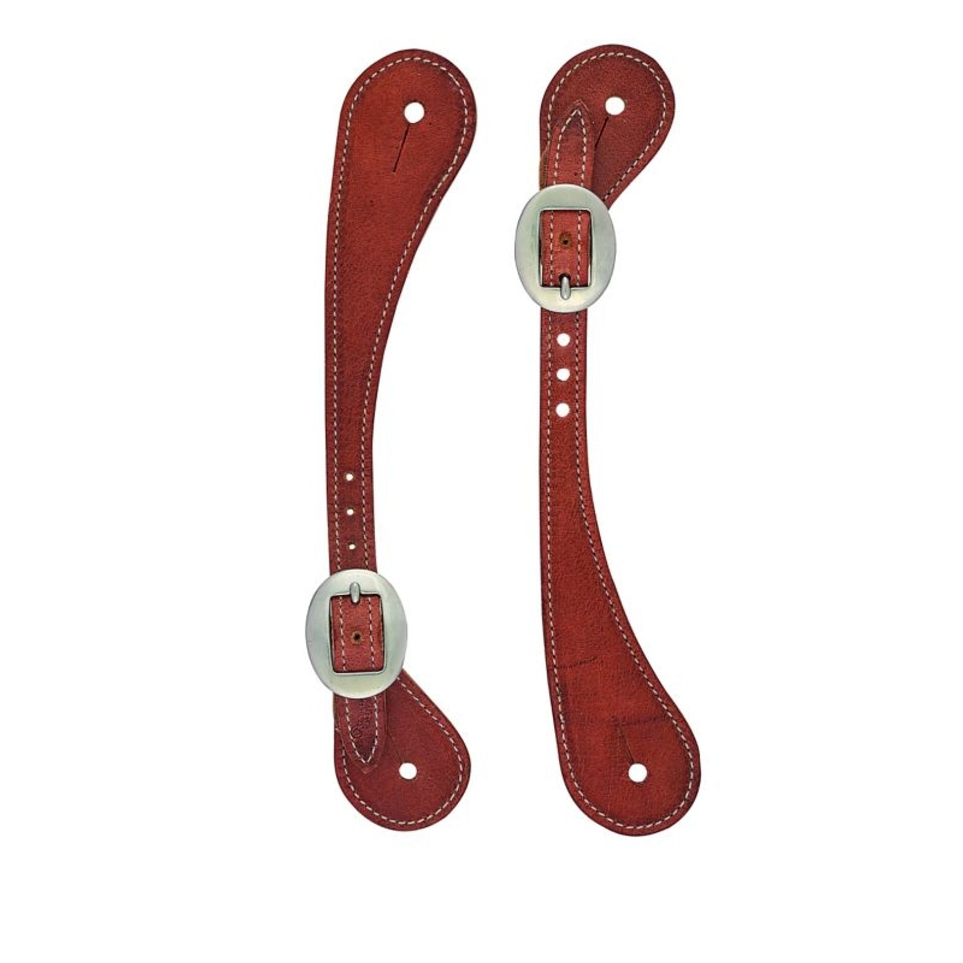 Weaver Mens Shaped Harness Spur Straps Russet