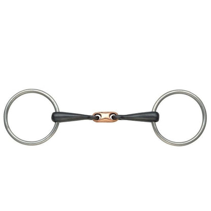 Shires Copper Lozenge Sweet Iron Snaffle Bit