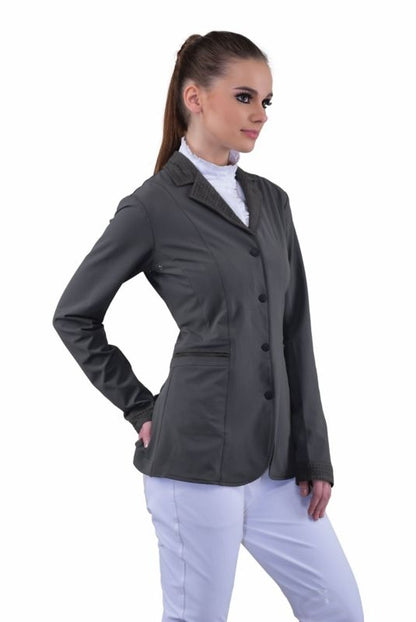 Equine Couture Ladies Oslo Show Coat 1X Blk
