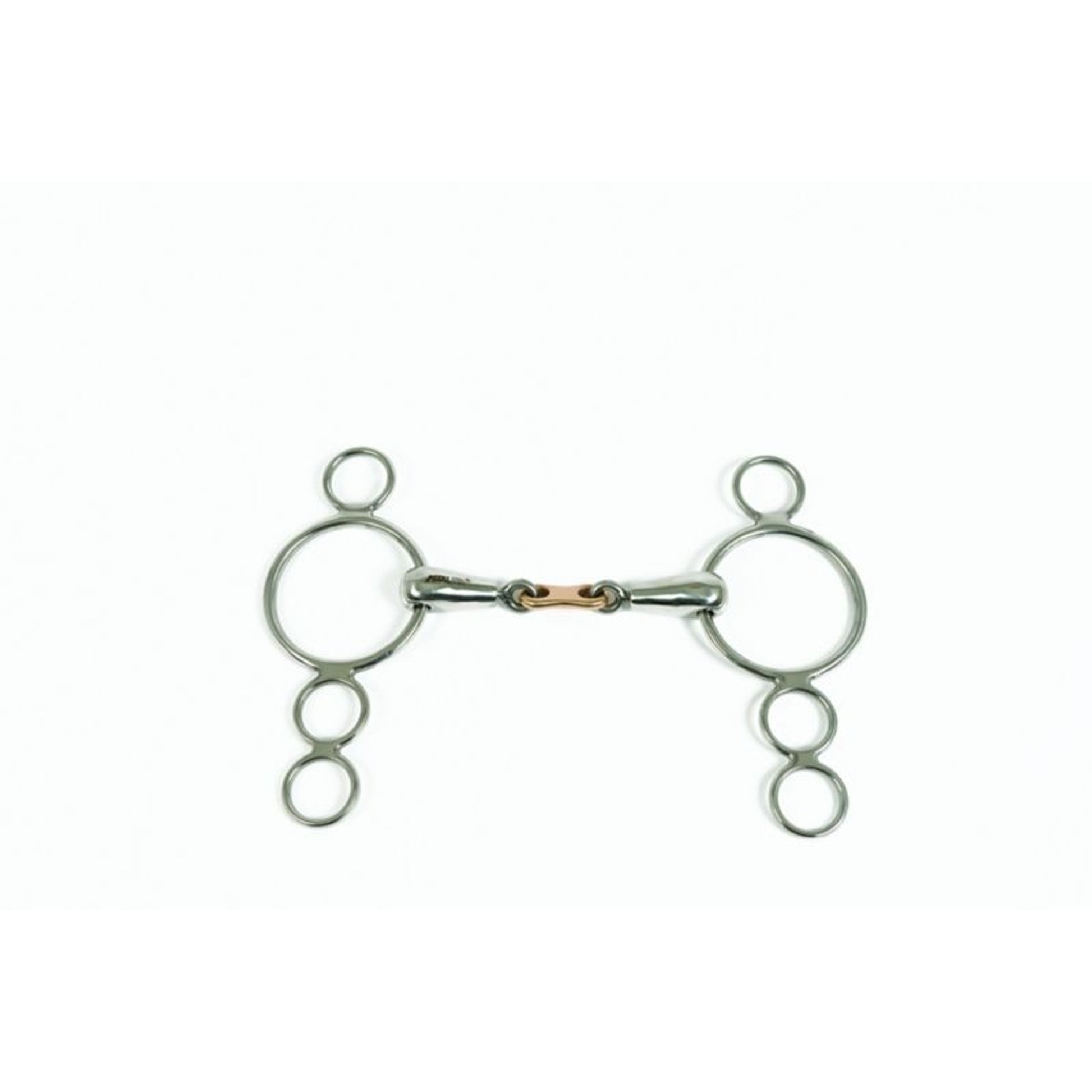 Metalab Pinchless French Link 4 Ring Gag Bit