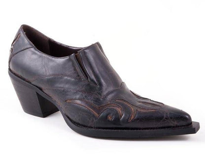 Roper Ladies Sarah Shorty Shoe Boots 10 Blk