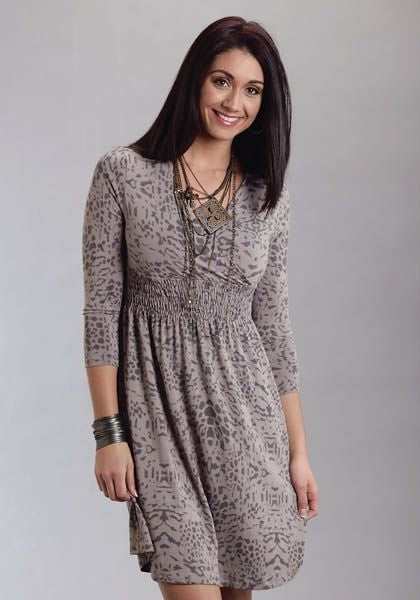 Stetson Ladies Animal Jersey Dress S