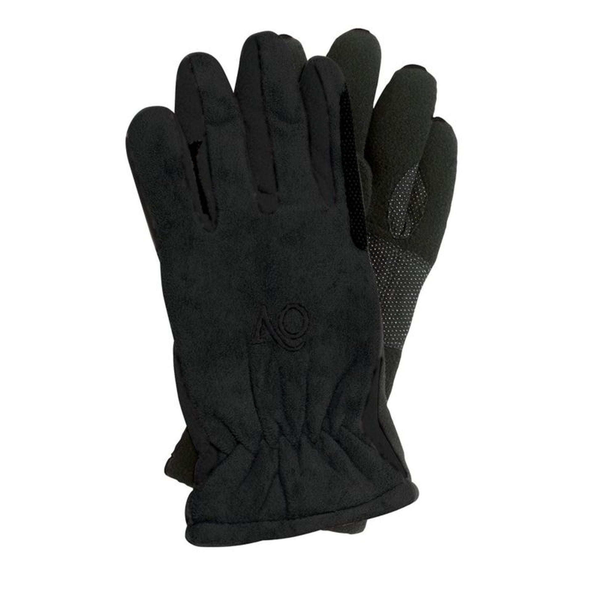 Ovation Ladies Polar Suede Fleece Gloves L Nvy/Blk