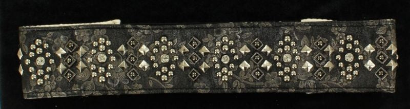 Blazin Roxx Studded Patterned HeadbandBk/Wh