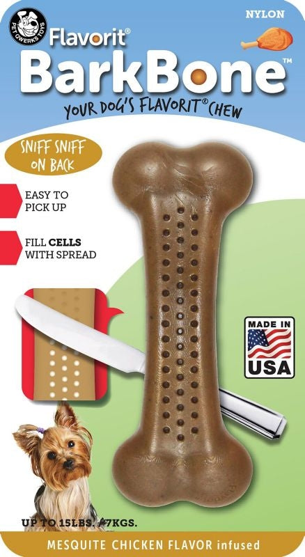 Barkbone Mesquite Flavored Nylon Bone LG Chicken