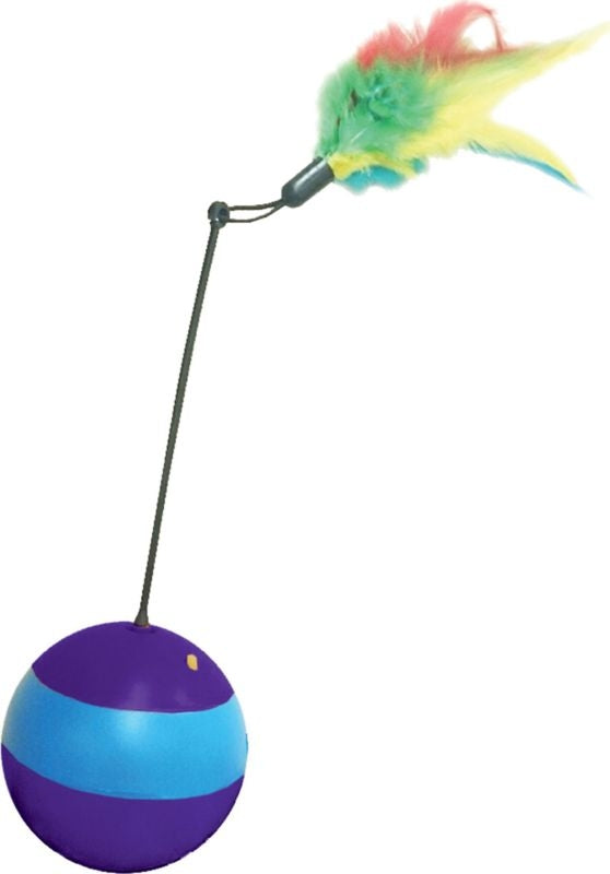 Spin About Motorized Cat Ball Purple/Blu
