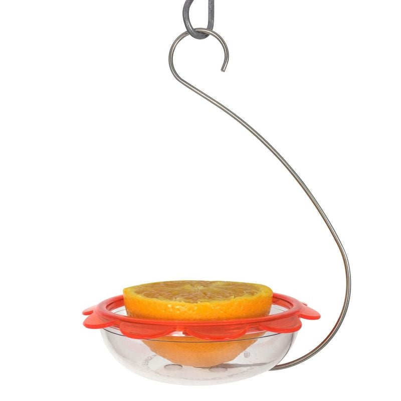 Bos Marmalade Hanging Oriole Feeder 5 Clear/Orange