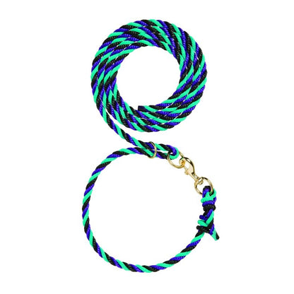 Livestock Adjustable Poly Neck Rope 1/2 x 10ft Brn