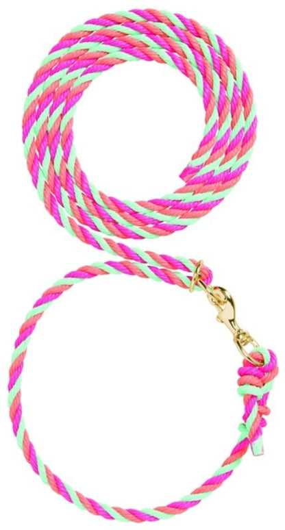 Livestock Adjustable Poly Neck Rope 1/2 x 10ft Brn