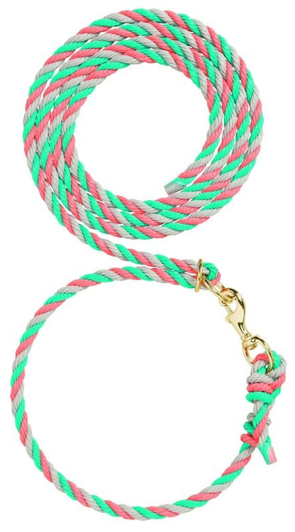 Livestock Adjustable Poly Neck Rope 1/2 x 10ft Brn