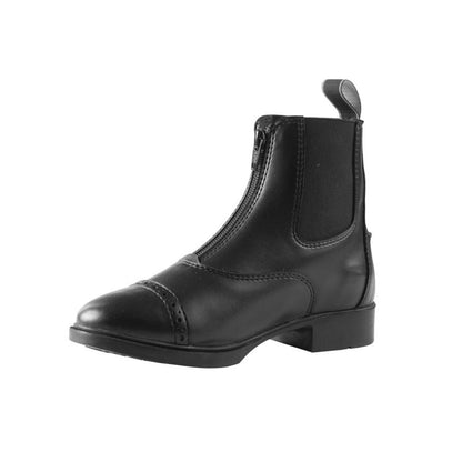 HorZe Wexford Kids Front Zip Paddock Boot 1 Black