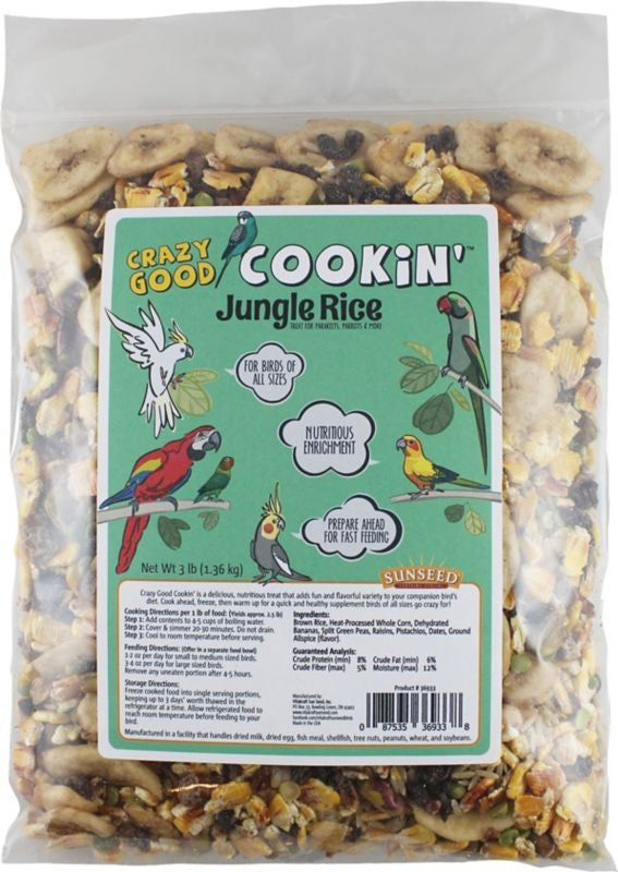 Sun Crazy Good Cookin' Jungle Rice Pet Supplies