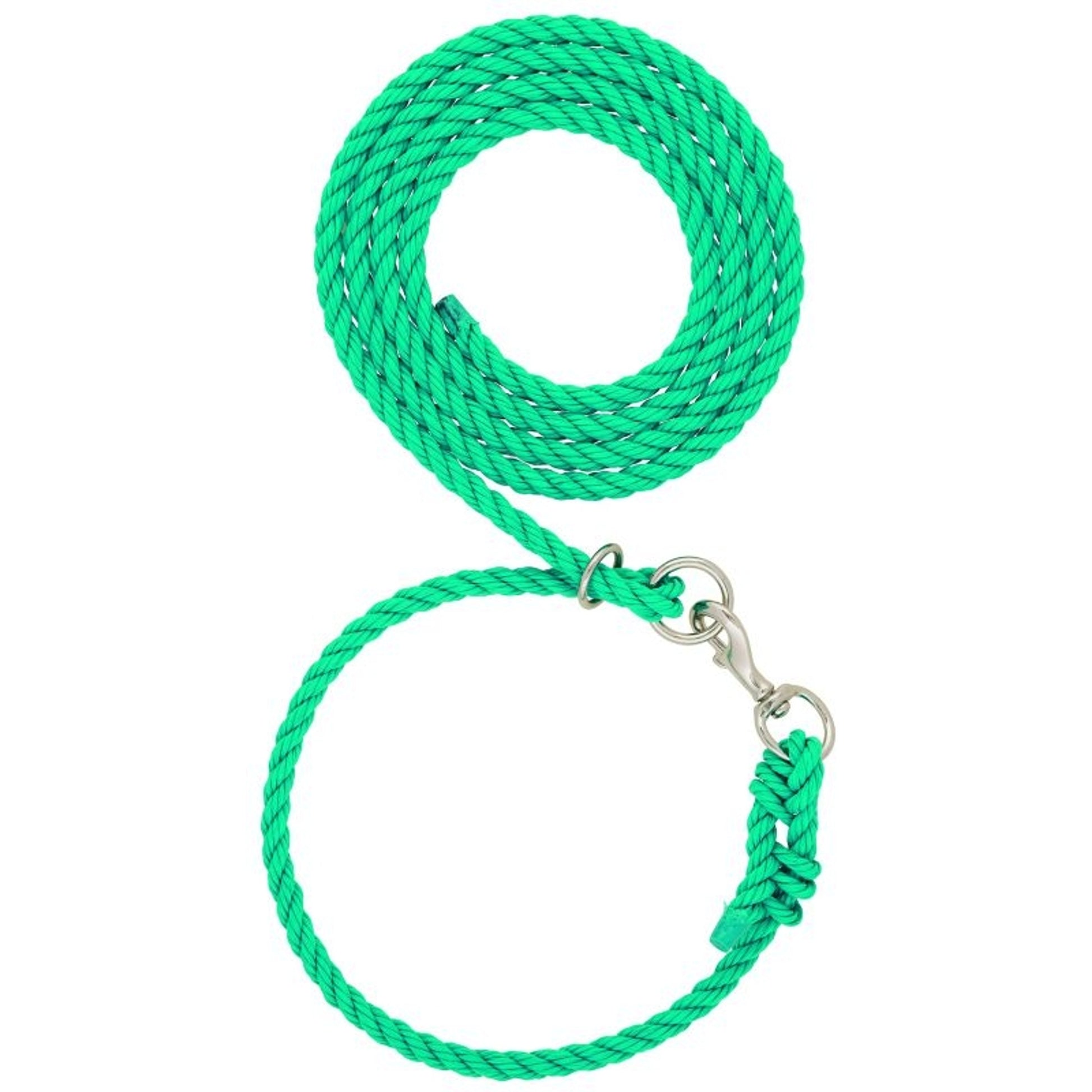 Livestock Adjustable Poly Neck Rope 1/2 x 10ft Brn