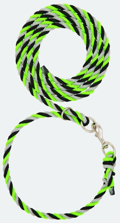 Livestock Adjustable Poly Neck Rope 1/2 x 10ft Brn
