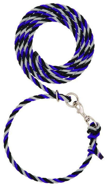 Livestock Adjustable Poly Neck Rope 1/2 x 10ft Brn