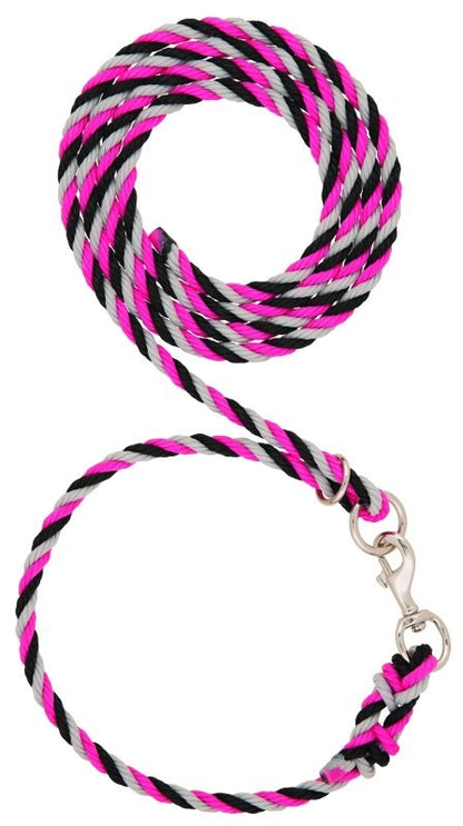 Livestock Adjustable Poly Neck Rope 1/2 x 10ft Brn