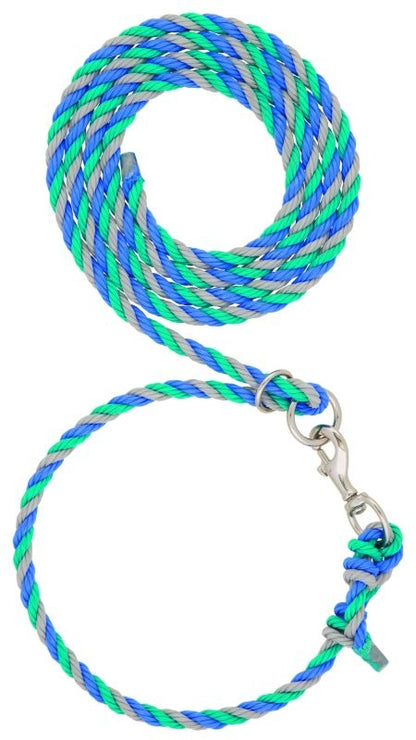 Livestock Adjustable Poly Neck Rope 1/2 x 10ft Brn