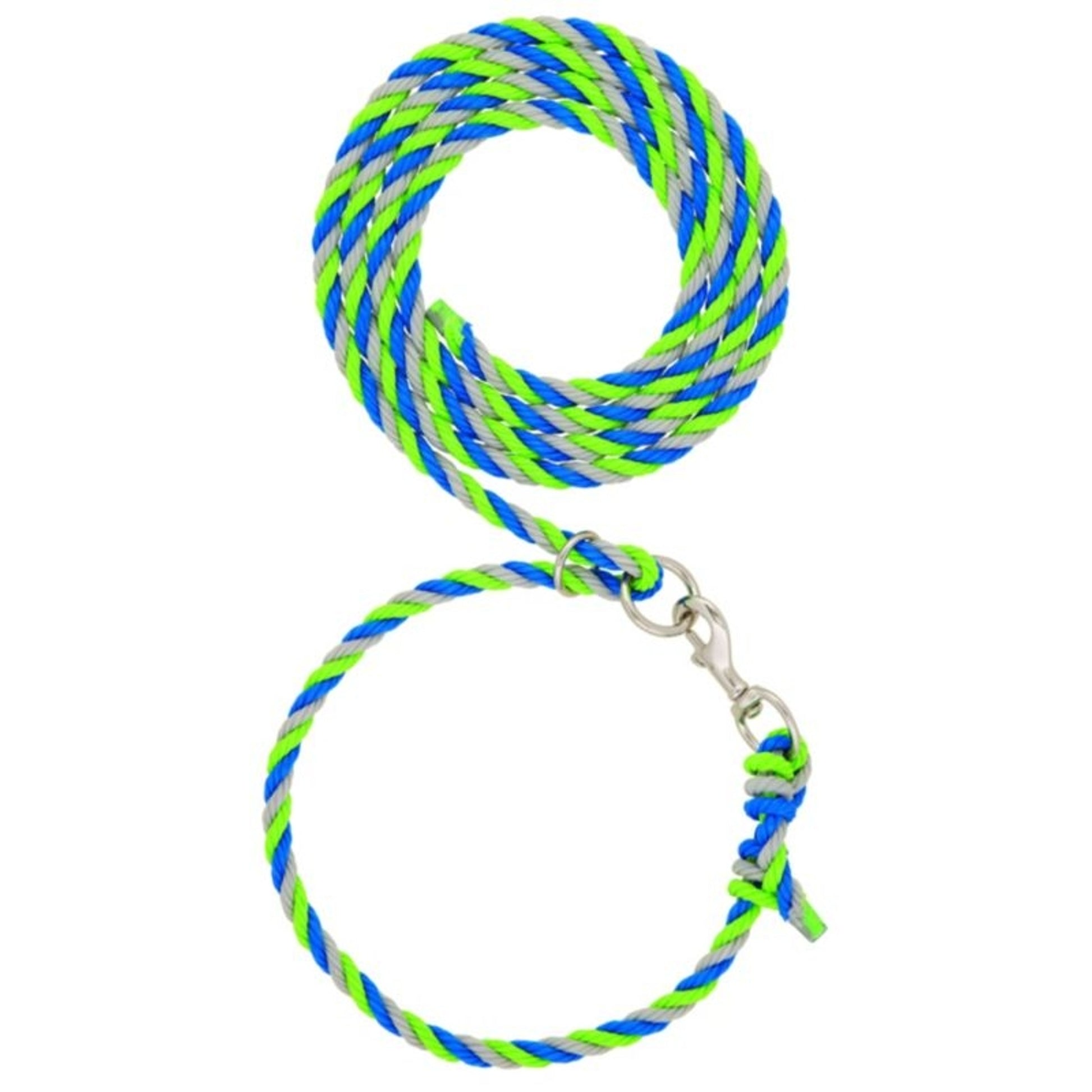 Livestock Adjustable Poly Neck Rope 1/2 x 10ft Brn