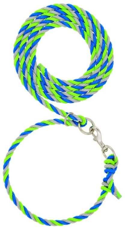 Livestock Adjustable Poly Neck Rope 1/2 x 10ft Brn