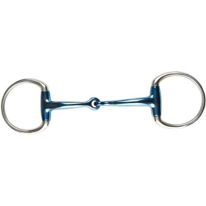 JP Korsteel Blue Steel Eggbutt Snaffle Bit