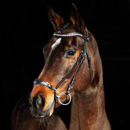 Horze Bergen Leather Remont Bridle Cob Black