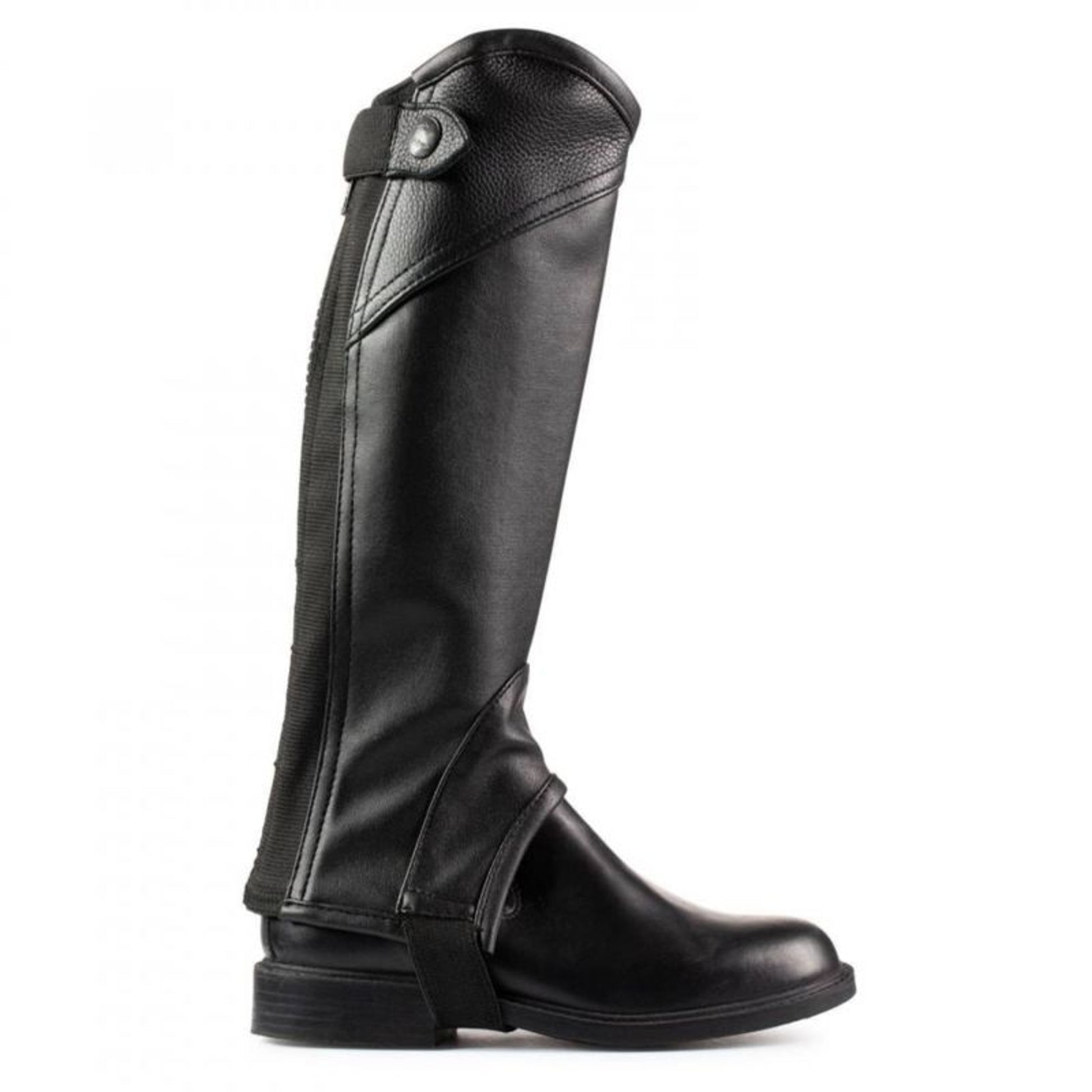 Horze Jr Leather Chaps 10 Black