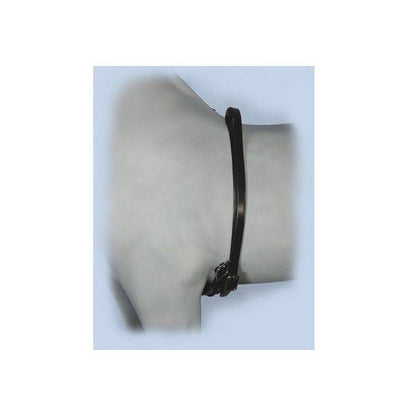 Axeville Black Leather Mini/Pony Girth 8" Brass
