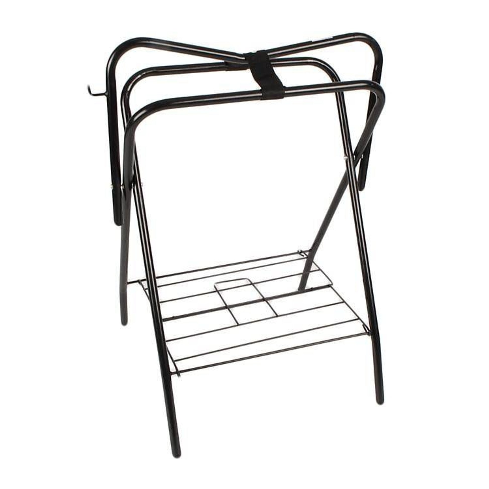 Folding Saddle Stand Black