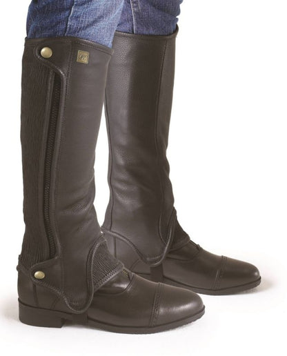 Ovation Precise Fit Full Grain Half Chaps 16" Heig
