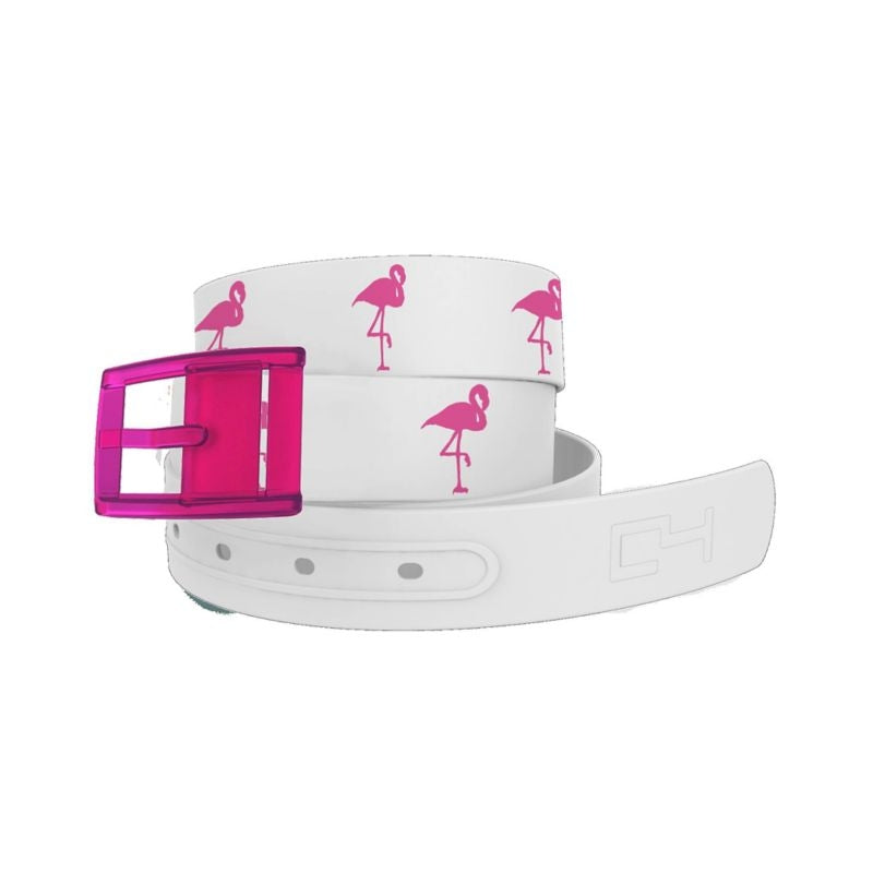C4 Belt ETA Big Flamingos Belt with Hot Pink Buckl
