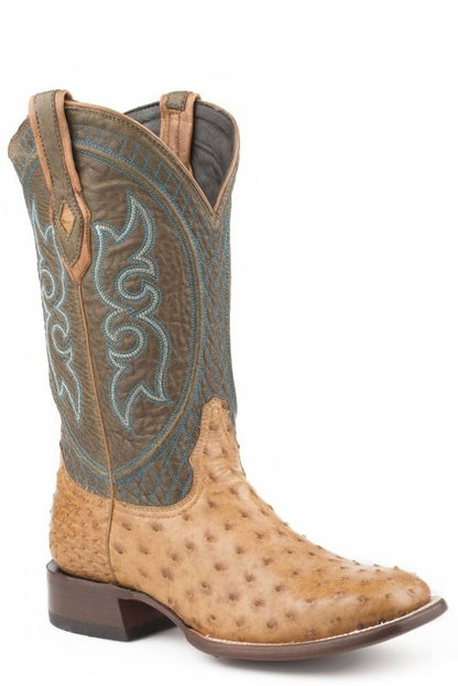 Stetson Mens Pablo Ostrich Boots