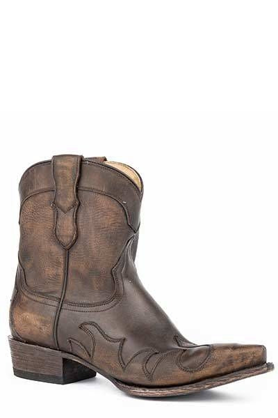 Stetson Ladies Hazel Shortie Boots 10 Crazy Horse