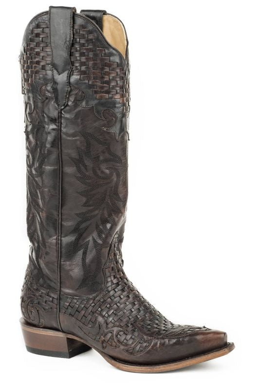 Stetson Ladies Paloma Leather Handcrafted Boots 8