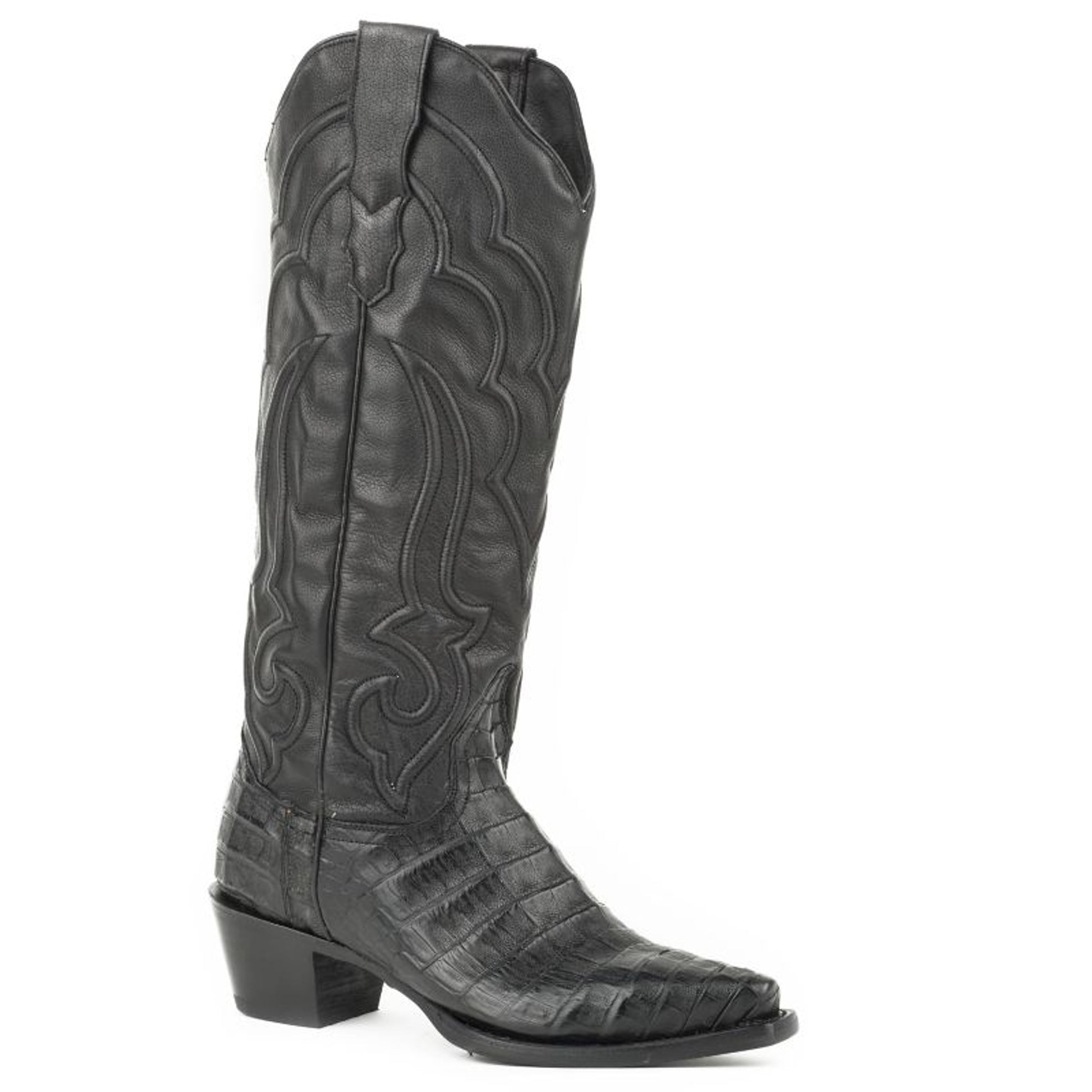 Stetson Ladies Talita Caiman Handcrafted Boots 8 B