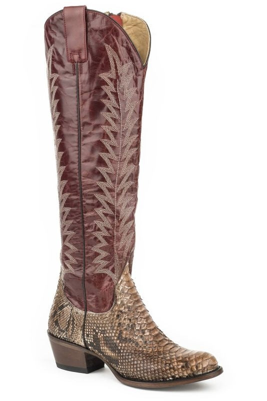 Stetson Ladies Ruby Tall Round Toe Fashion Boots 7