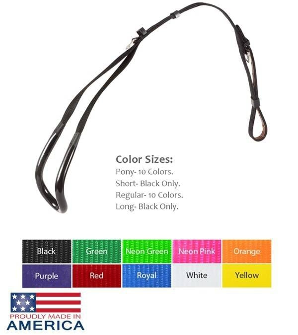 Feather-Weight Harness Crupper Long Black