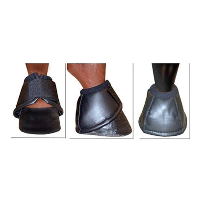 Jacks No Turn Bell Boots - Sold in Pairs Large Bla