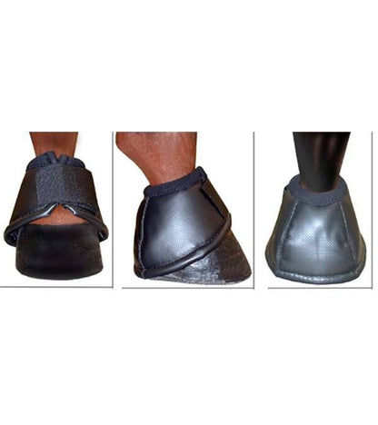 Jacks No Turn Bell Boots - Sold in Pairs Large Bla