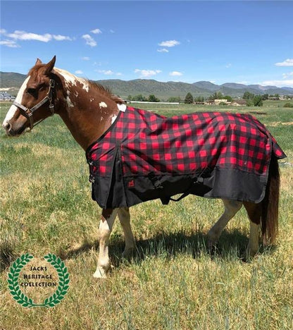 Jacks Kratos 1200D Turnout Sheet 72 Red Bufalo