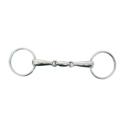 Jacks Horizontal Elliptical Link Loose Ring Snaffl